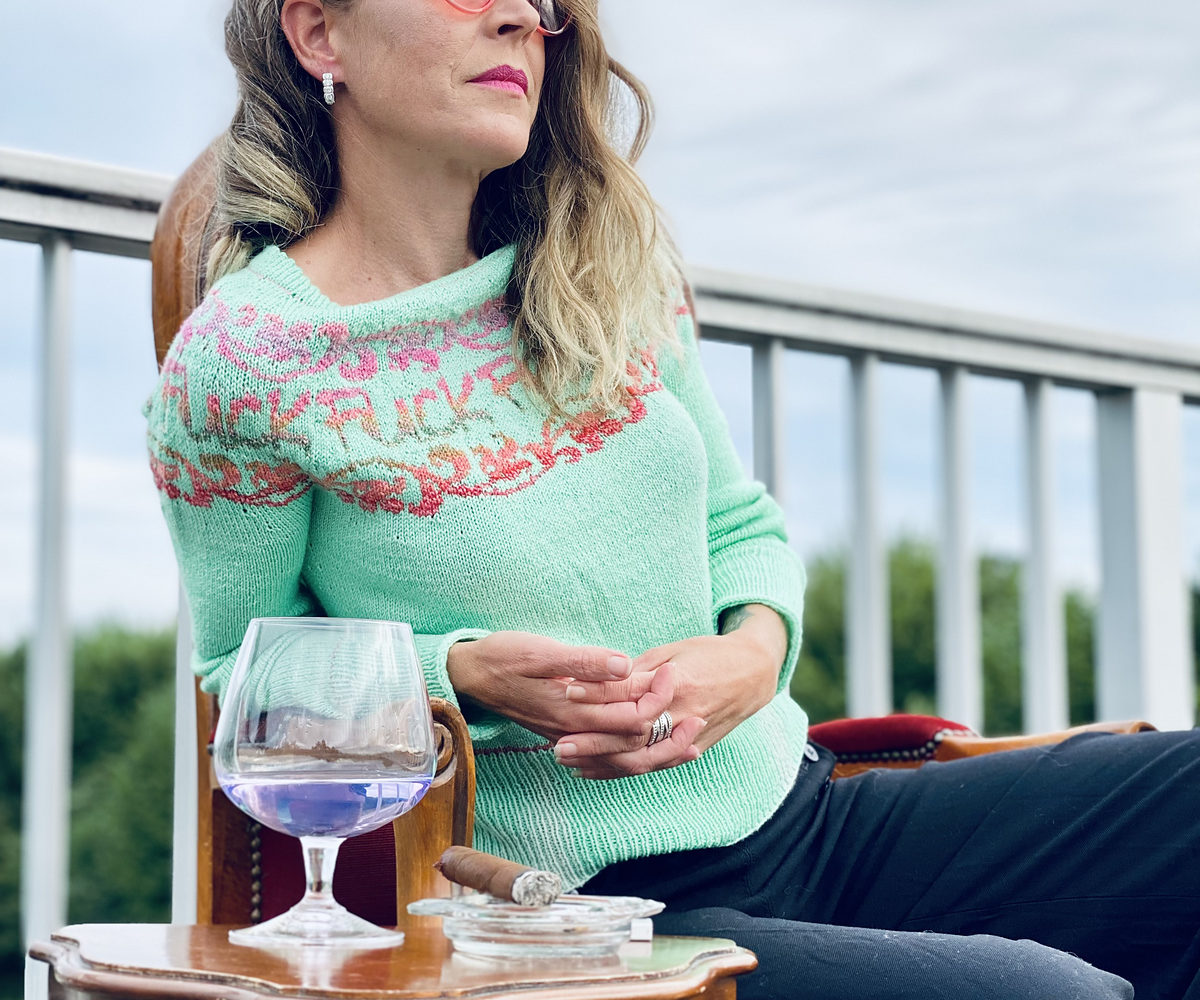 Barbie's Bad Day Sweater by Meret Buetzberger