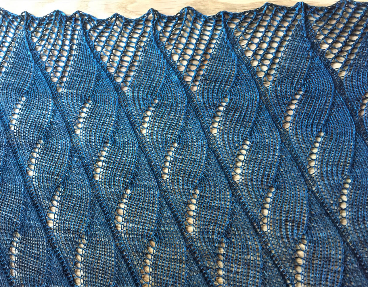 Cool Flames Shawl by Heike Campbell