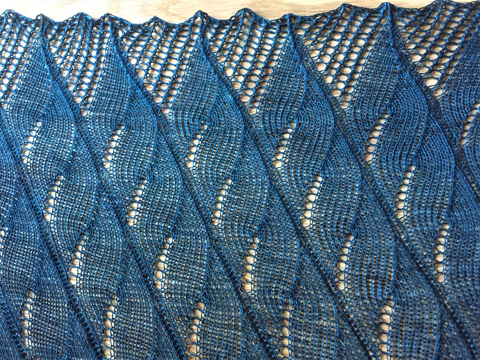 Cool Flames Shawl by Heike Campbell