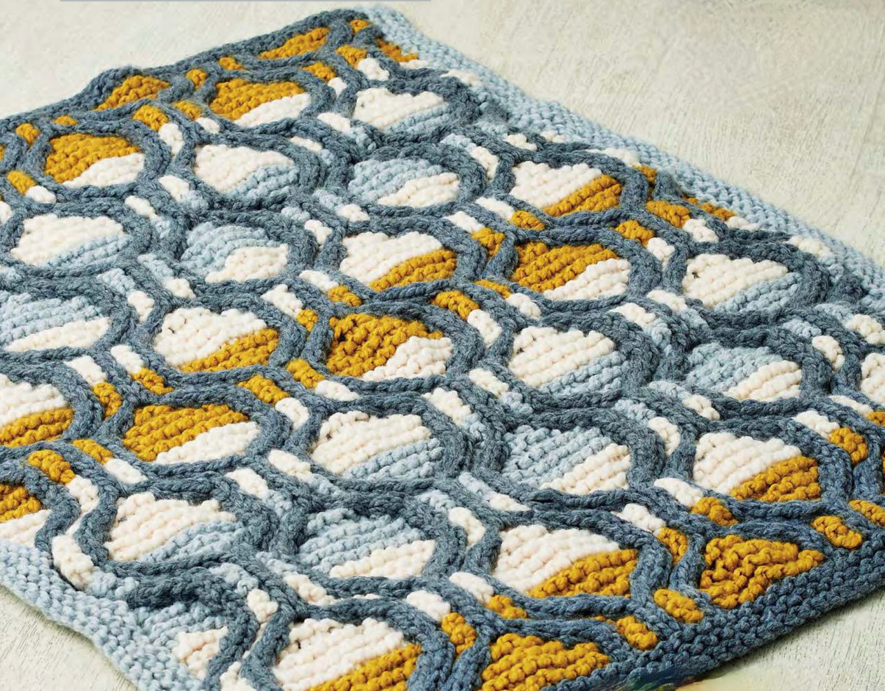 Modern Living Rug by Sarah Murray - Cornish Knitting Company